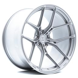 Vesser VSR7 Satin Bronze alloy wheel mounted on car in an atmospheric setting
