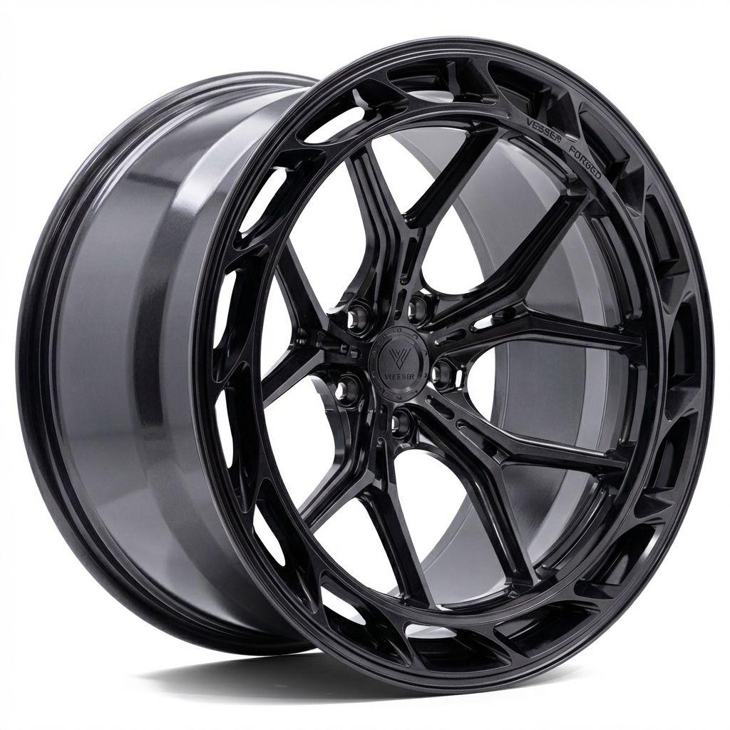 Vesser VSR8 aluminiumsfelg i Gloss Graphite, 22"