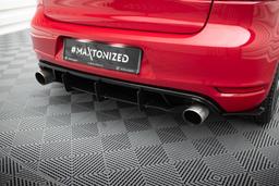 Maxton Design Diffusor & Rear Side Splitters VW Golf VI GTI / 35TH