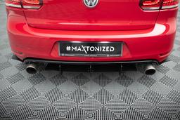 Maxton Design Diffusor & Rear Side Splitters VW Golf VI GTI / 35TH