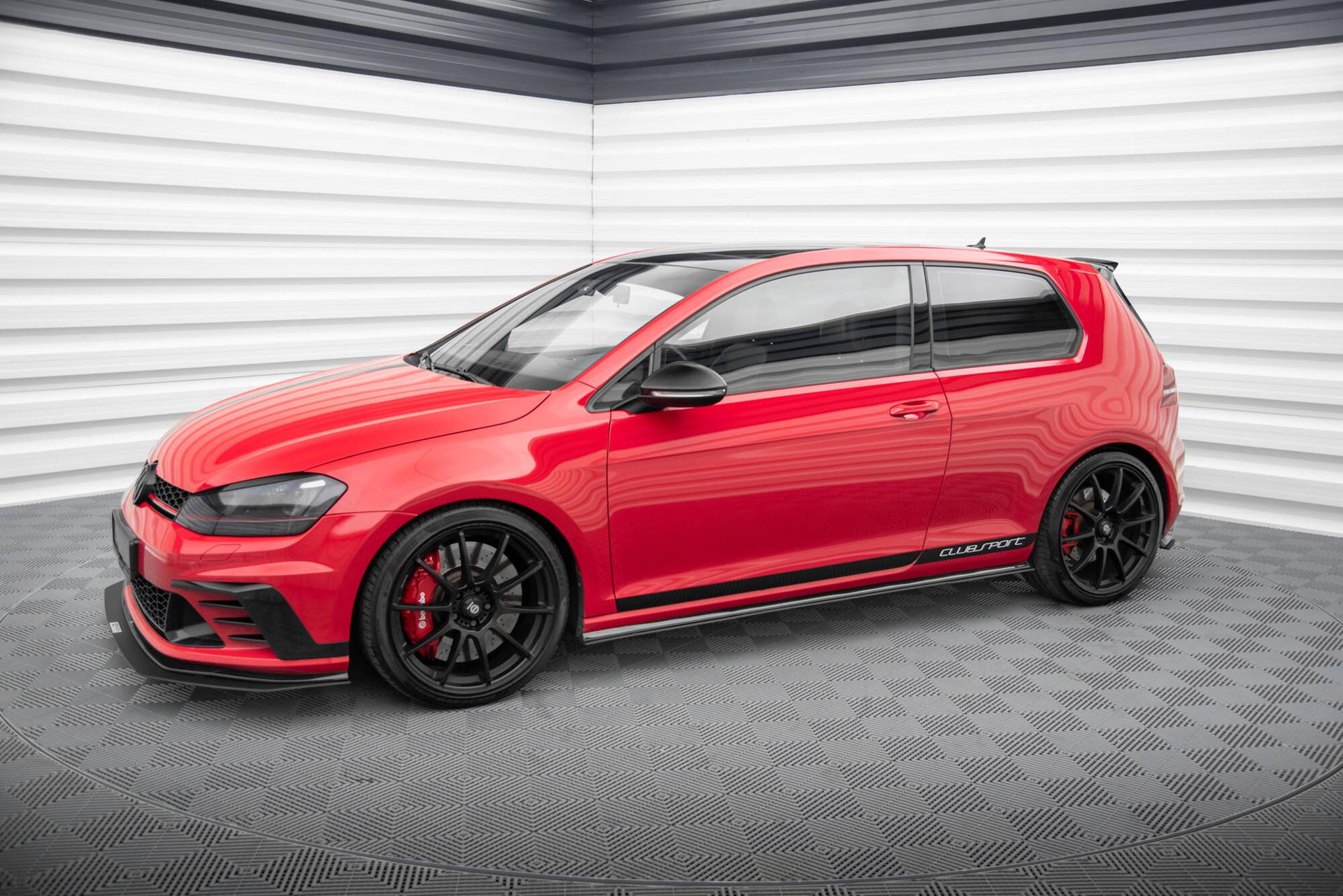 Maxton Design Sideskjørt Racing VW Golf VII GTI Clubsport