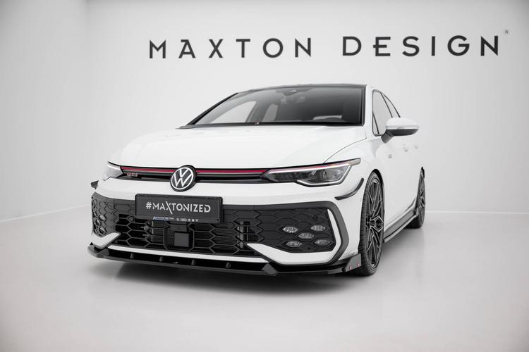 Maxton Design Frontspoiler V.2 VW Golf GTI / GTE / R-line MK8 Facelift