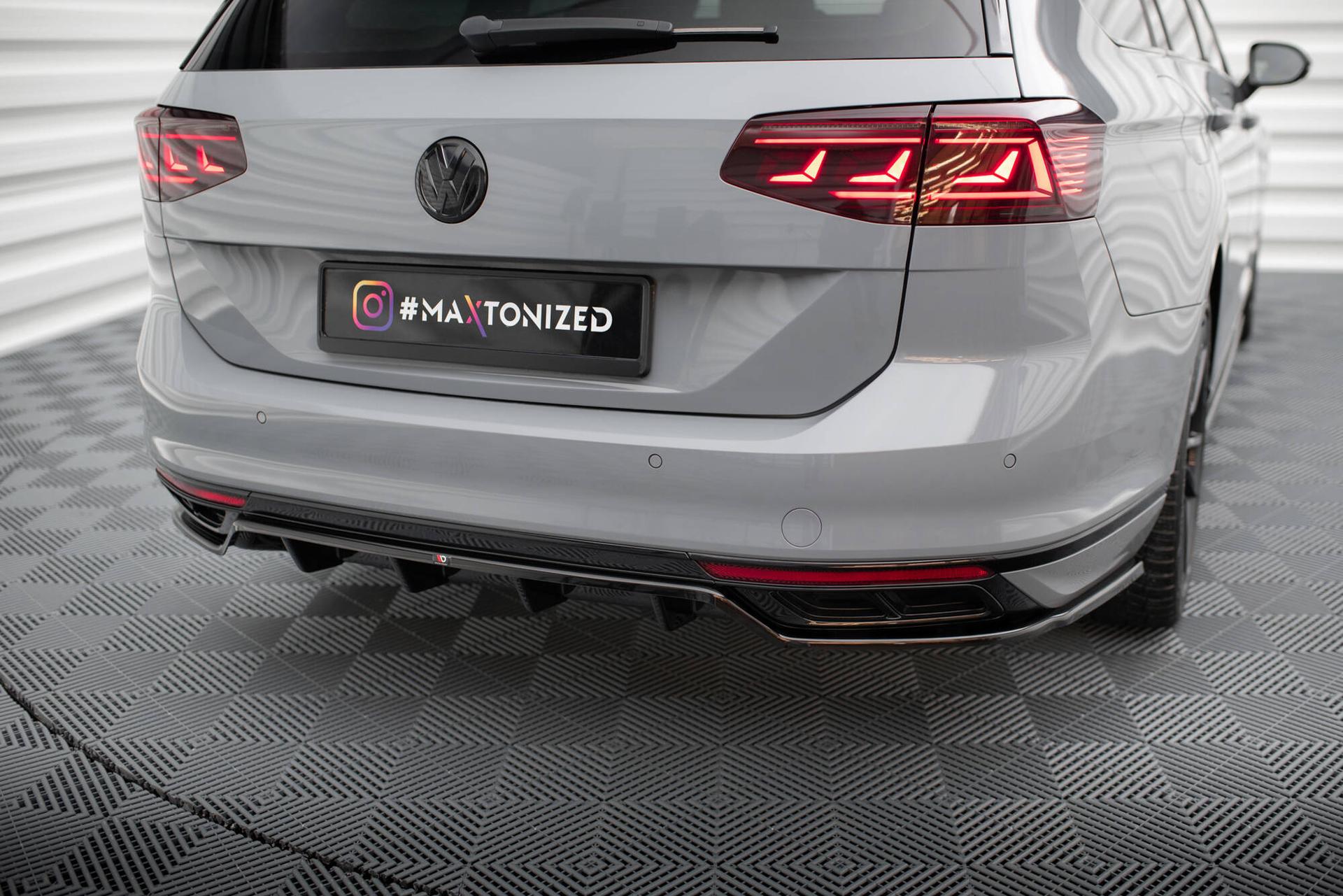 Maxton Design Diffuser VW Passat R-line B8 Facelift