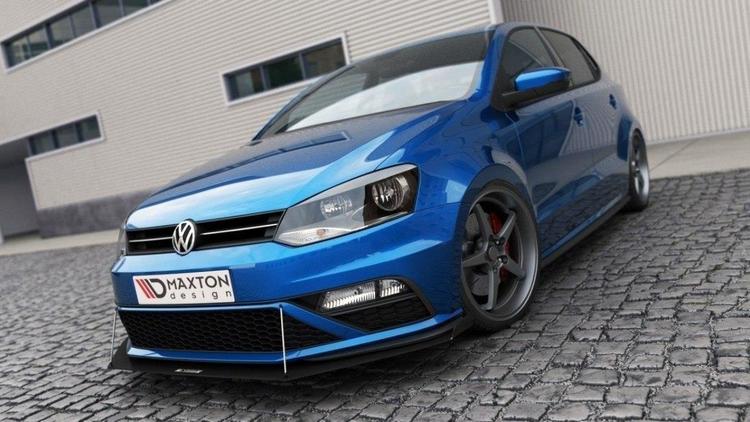 Maxton Design Frontspoiler Racing with wings VW Polo GTI MK5 Facelift