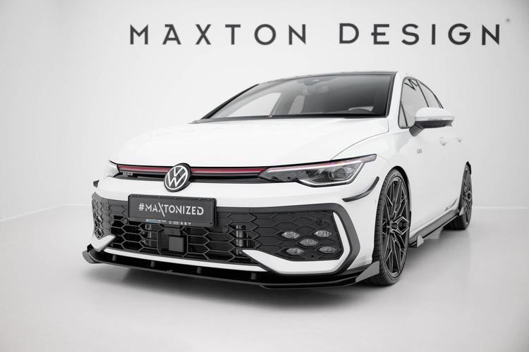 Maxton Design Frontspoiler Street Pro VW Golf GTI / GTE / R-line MK8 Facelift