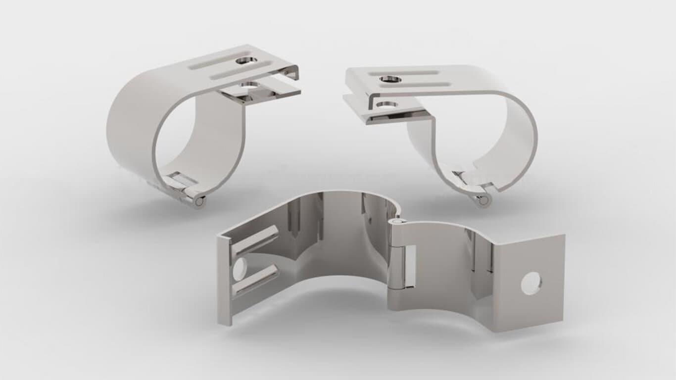 Klamma rostfri 60mm Universal
